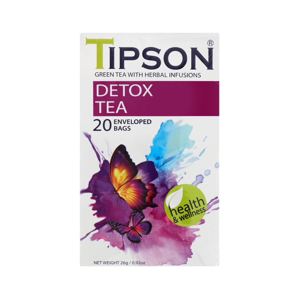 Суміш трав'яна Tipson Wellness Detox Tea, 20*1,3г (4792252936607)