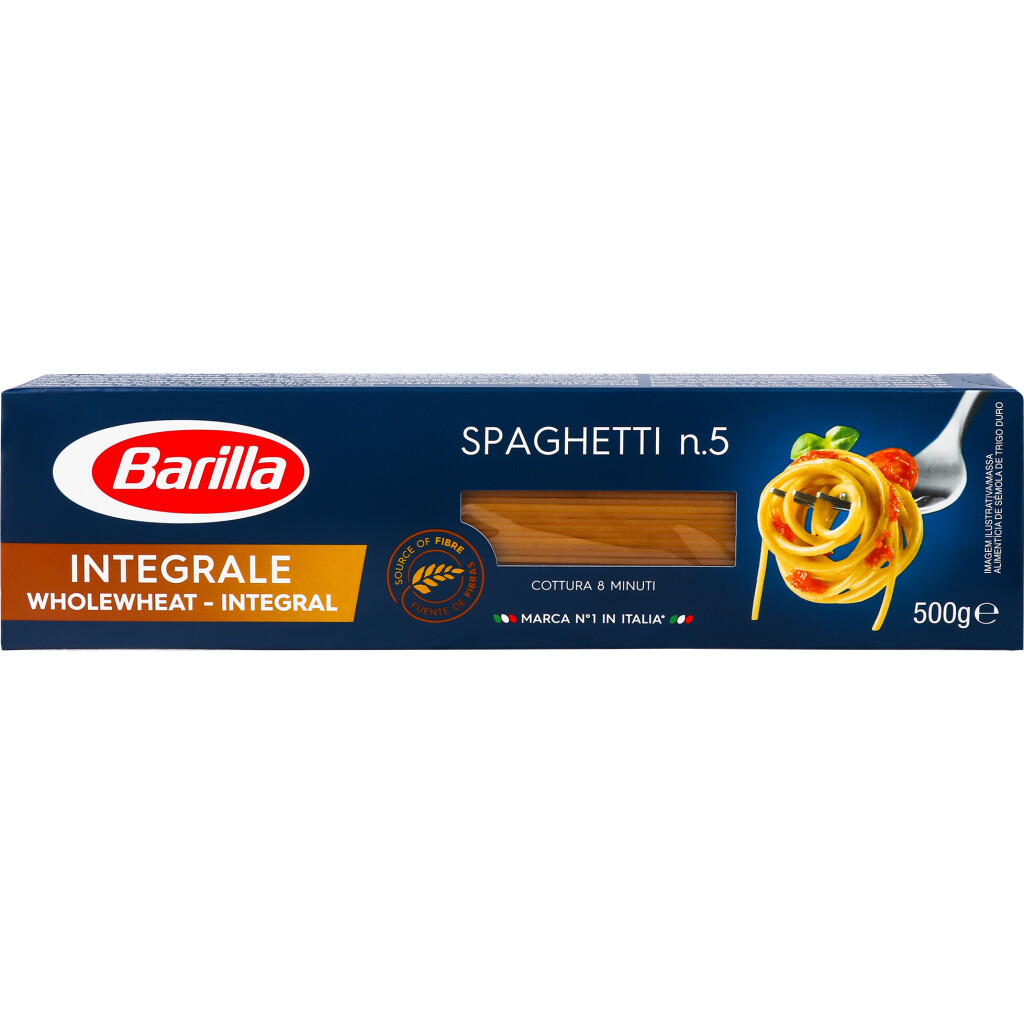 Изделия макаронные Barilla Спагетти Integrale, 500г (8076809529419)