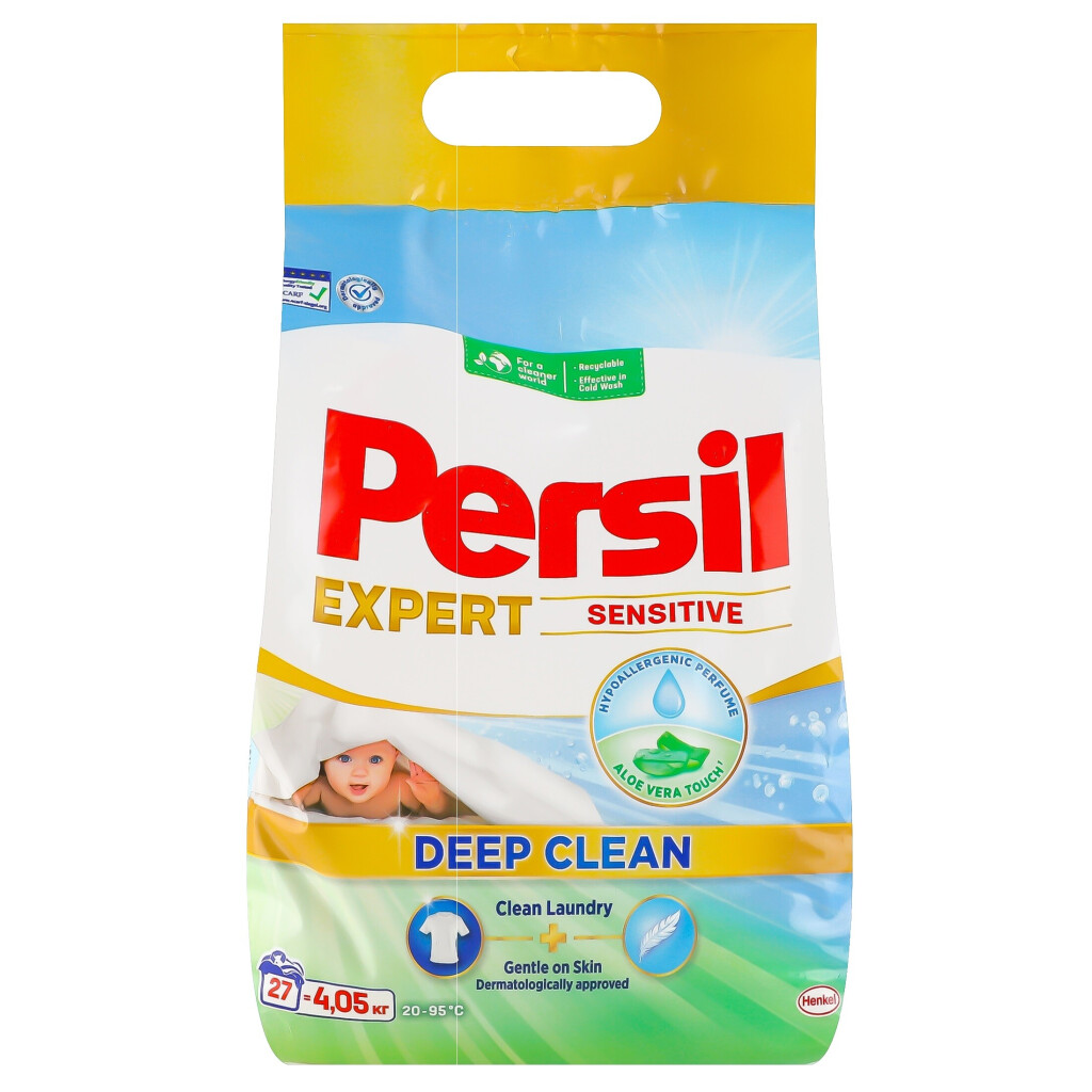 Пральний порошок Persil Expert Deep Clean Sensitive автомат, 4,05кг (9000101806229)