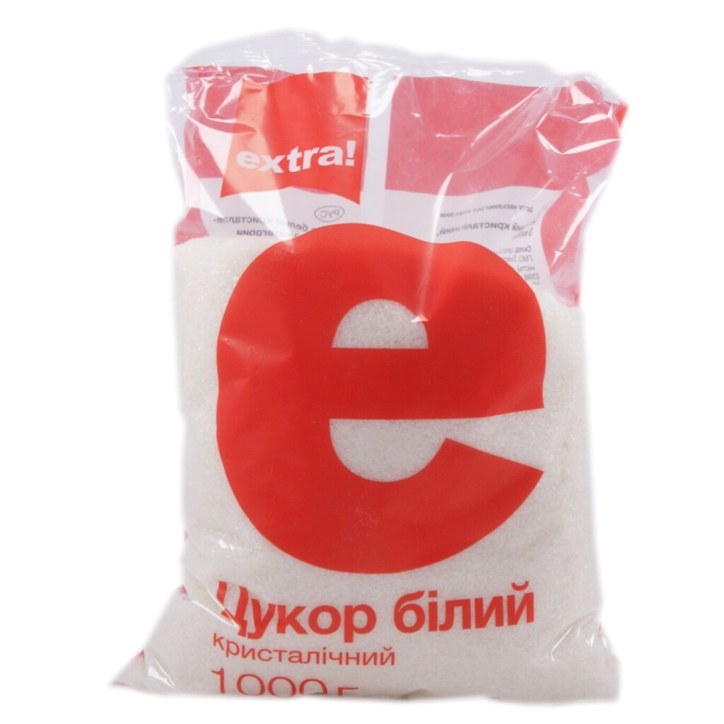 Сахар Extra! белый кристаллический, 1кг (4824034015825)